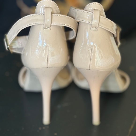 Mossimo Nude Patent Leather Stappy Heels - Picture 4 of 7